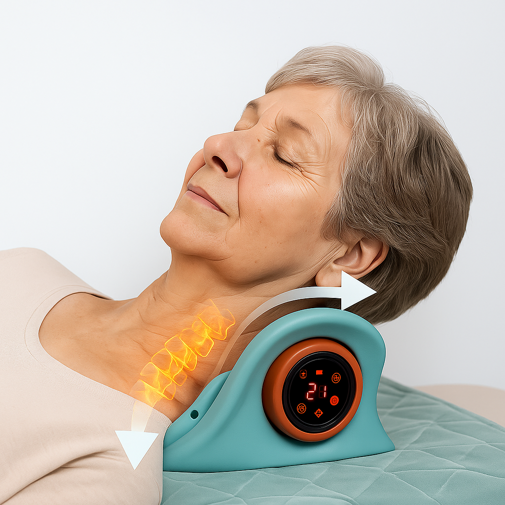 NoruCare Sanura 4D - Sanfte Tiefentherapie zur Linderung von Nacken- und Kopfschmerzen, HWS-Beschwerden