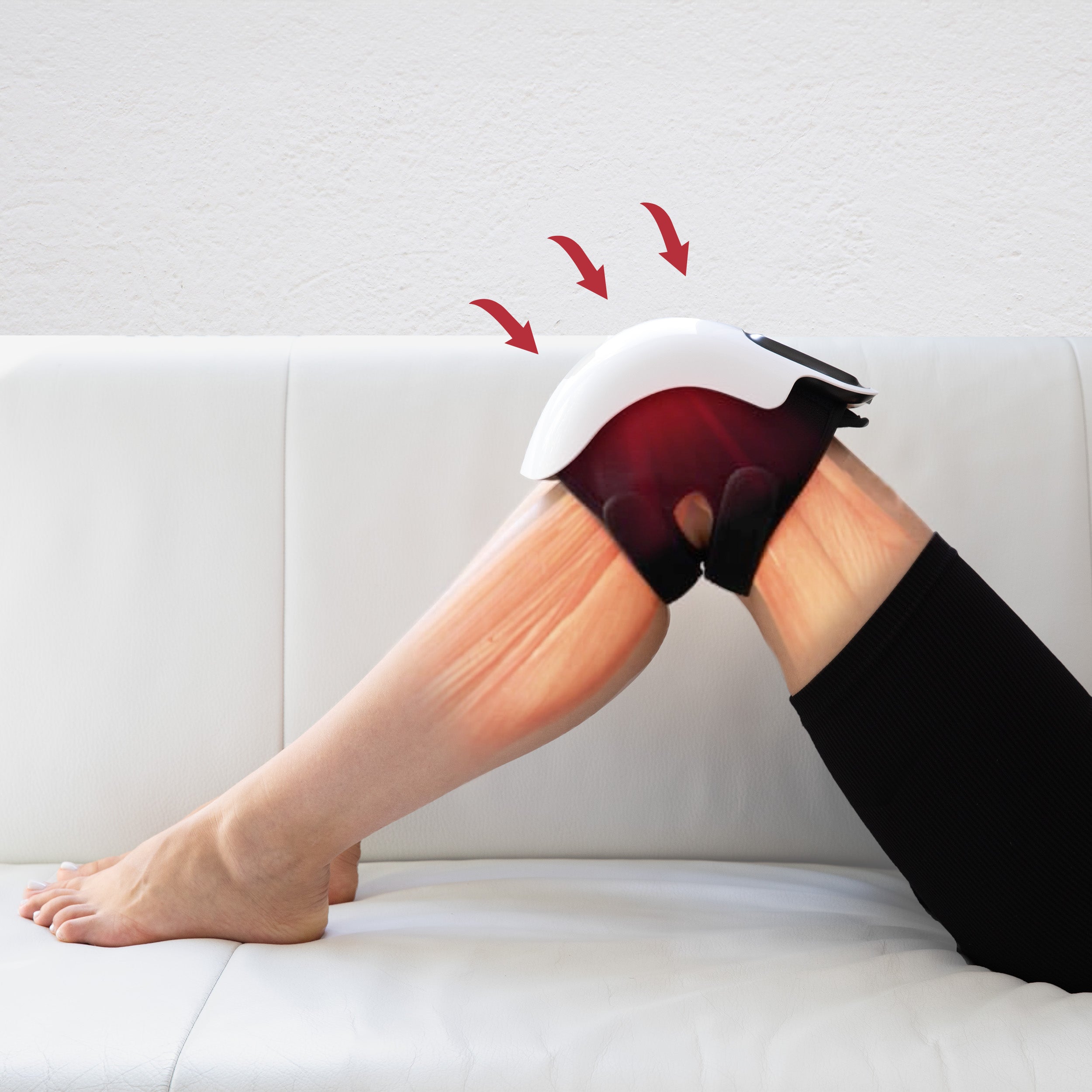 NoruCare® med. Infrarot Kniemassagegerät - 15 min. tägliche Anwendung zur Schmerzlinderung