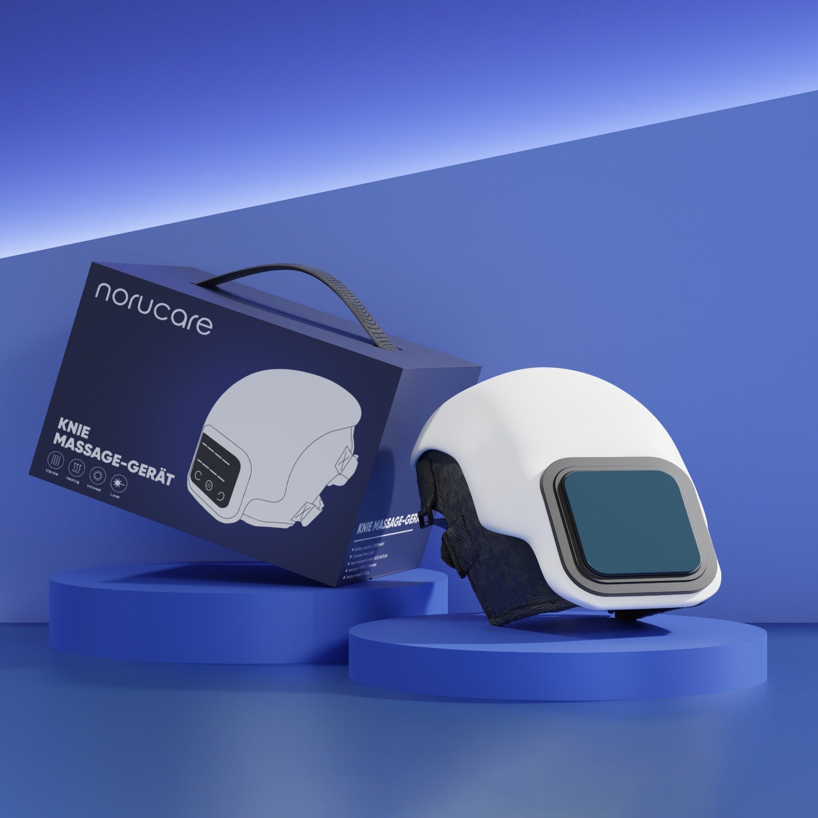 NoruCare® med. Infrarot Kniemassagegerät - 15 min. tägliche Anwendung zur Schmerzlinderung