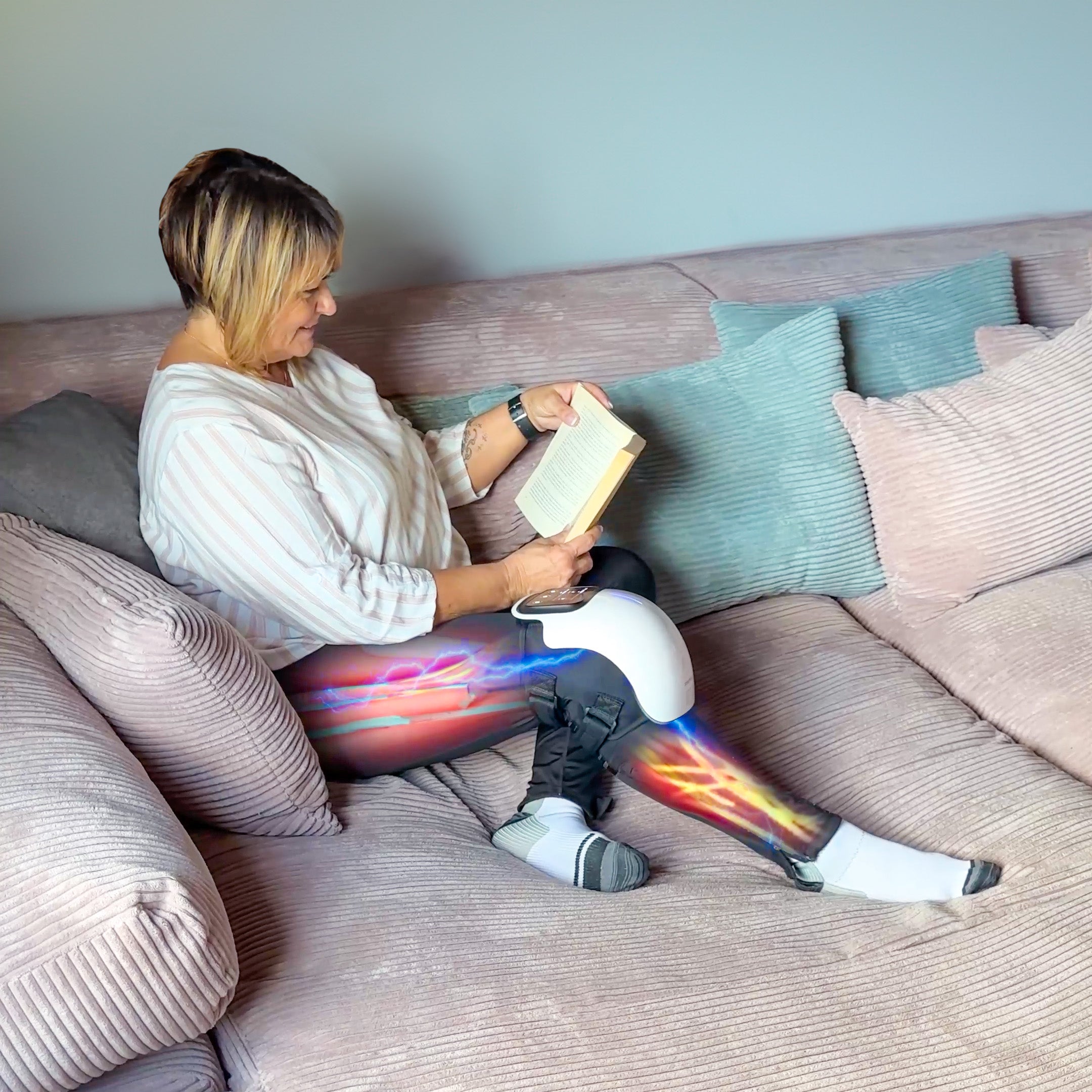 NoruCare® med. Infrarot Kniemassagegerät - 15 min. tägliche Anwendung zur Schmerzlinderung